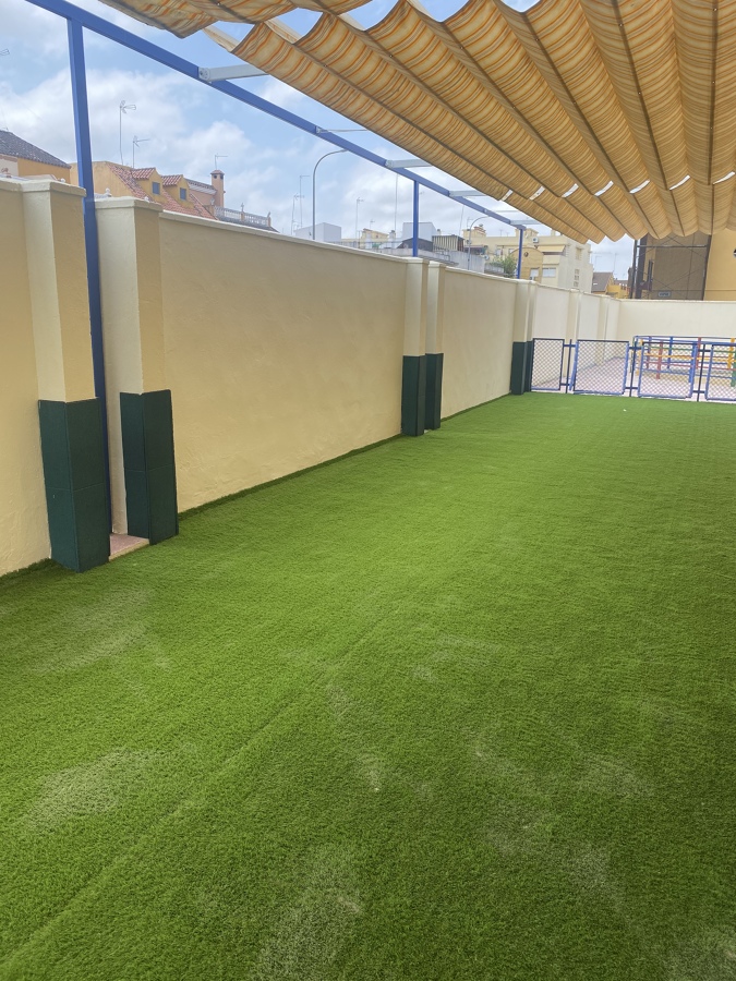 Instalación césped artificial