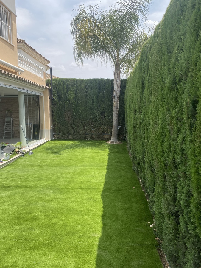 Instalación césped artificial