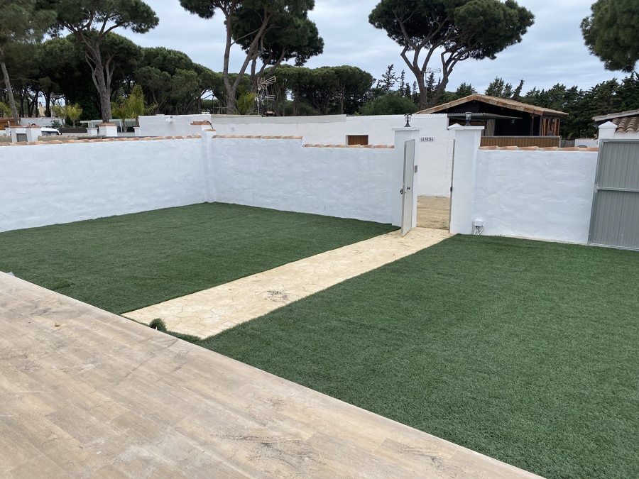 Instalación césped artificial