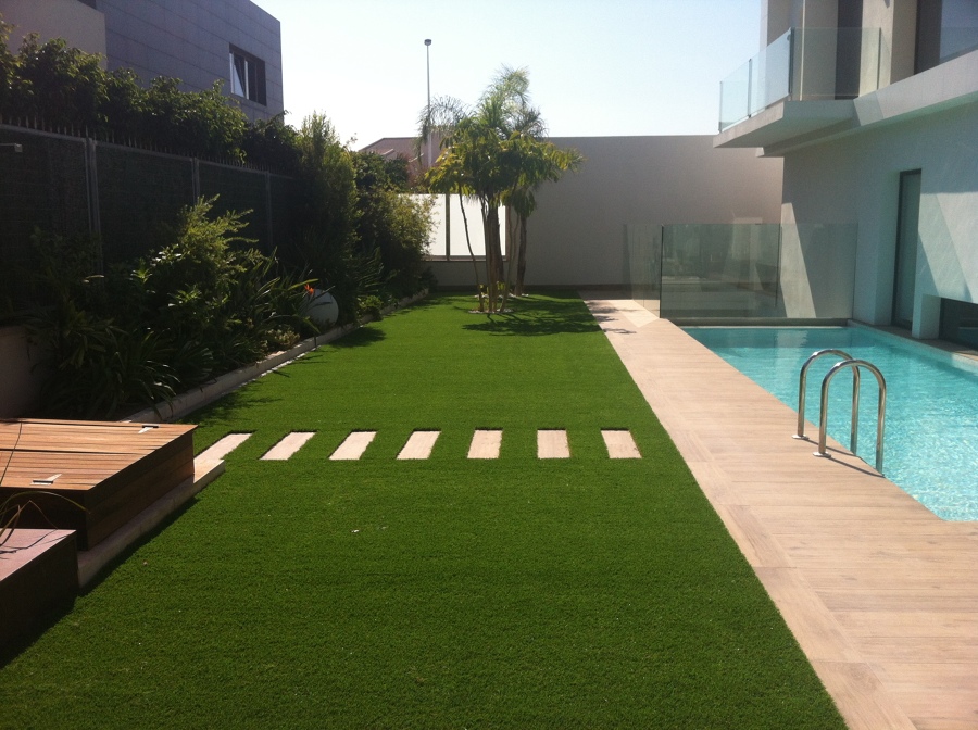 Instalación césped artificial en Elche