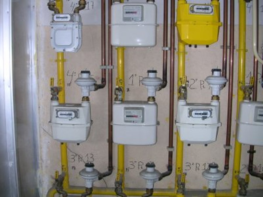 Instalación comunitaria de gas natural