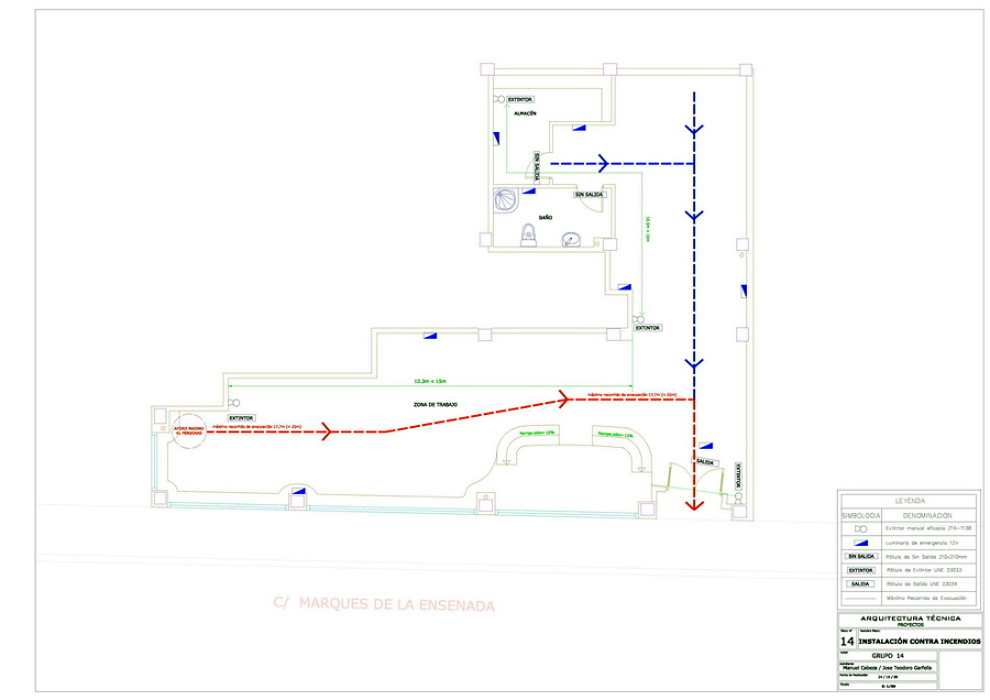 Instalación contra incendios