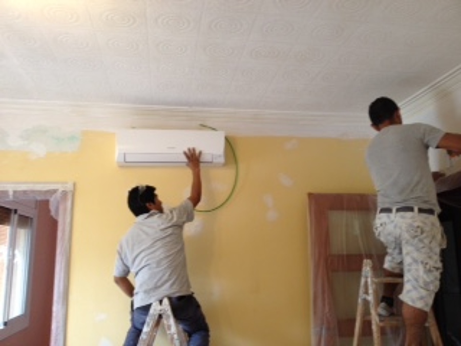 Instalación de aire acondicionado