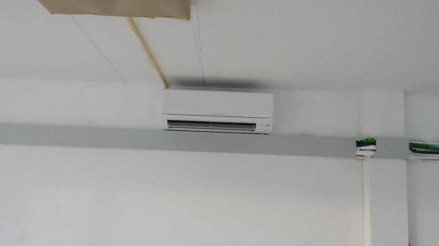 Instalación de aire acondicionado
