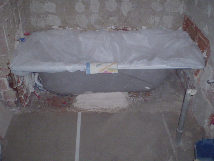 Instalacion de bañera