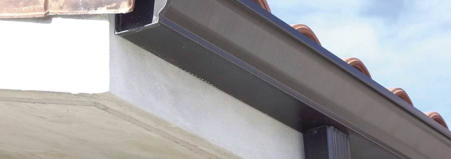 Instalación de canalones