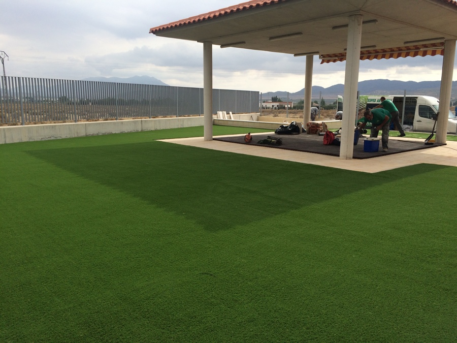 Instalación de césped artificial en Jumilla