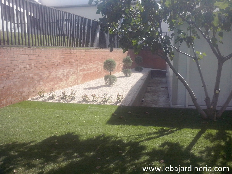 Instalación de césped en tepe