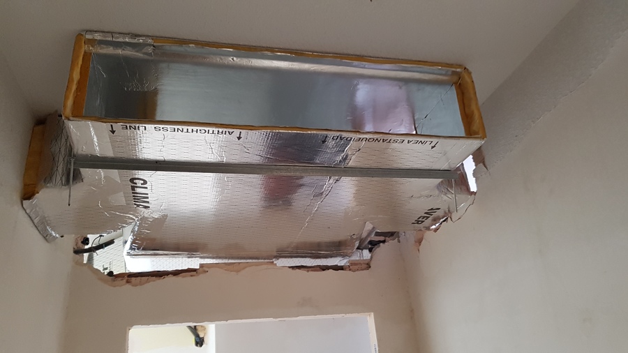 Instalación de climatización por conductos