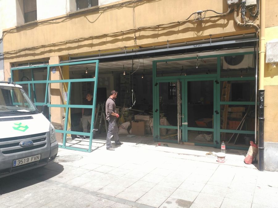 instalación de fachada