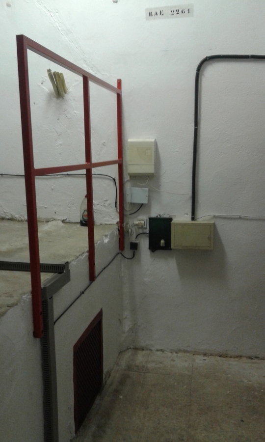 Instalación de la Barandilla después de pintada