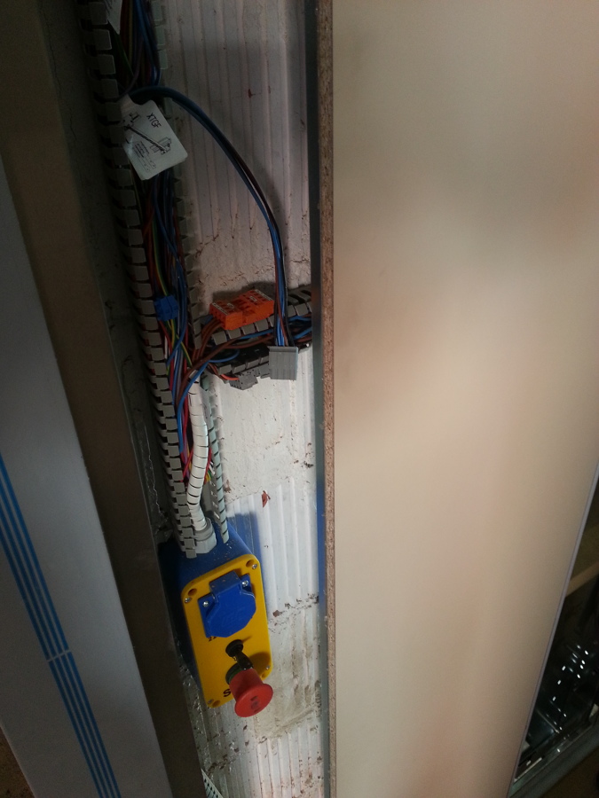 Instalacion de la botonera de foso