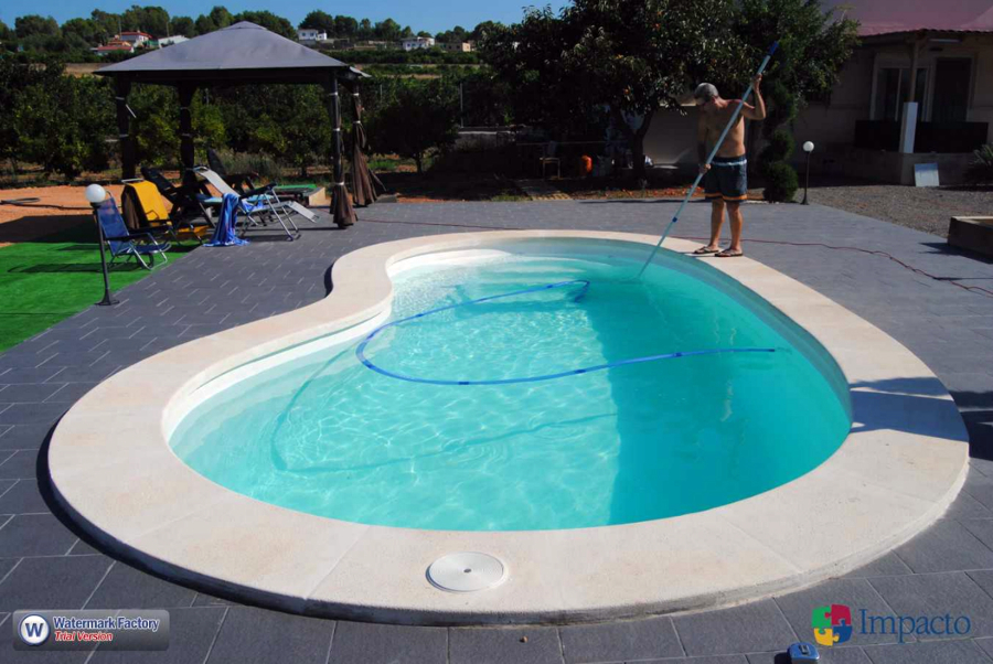 Instalacion de Lona de Piscina. Cobertor de Invierno