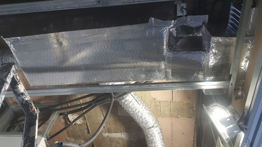 Instalación de maquina de aire