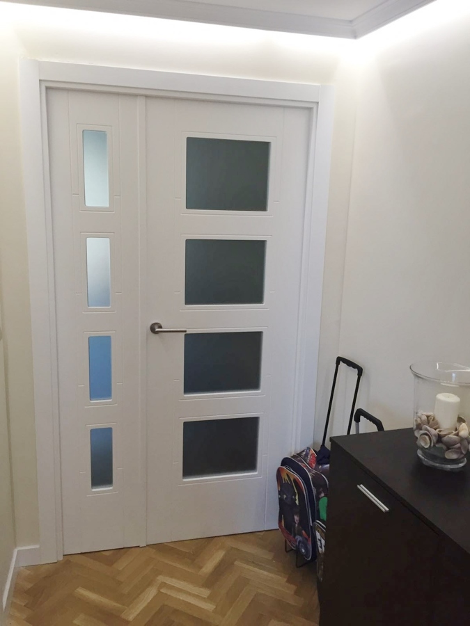 Instalacion de puerta doble 