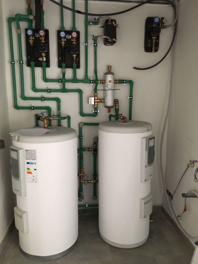 Instalación de sala de máquinas ( a medio terminar )