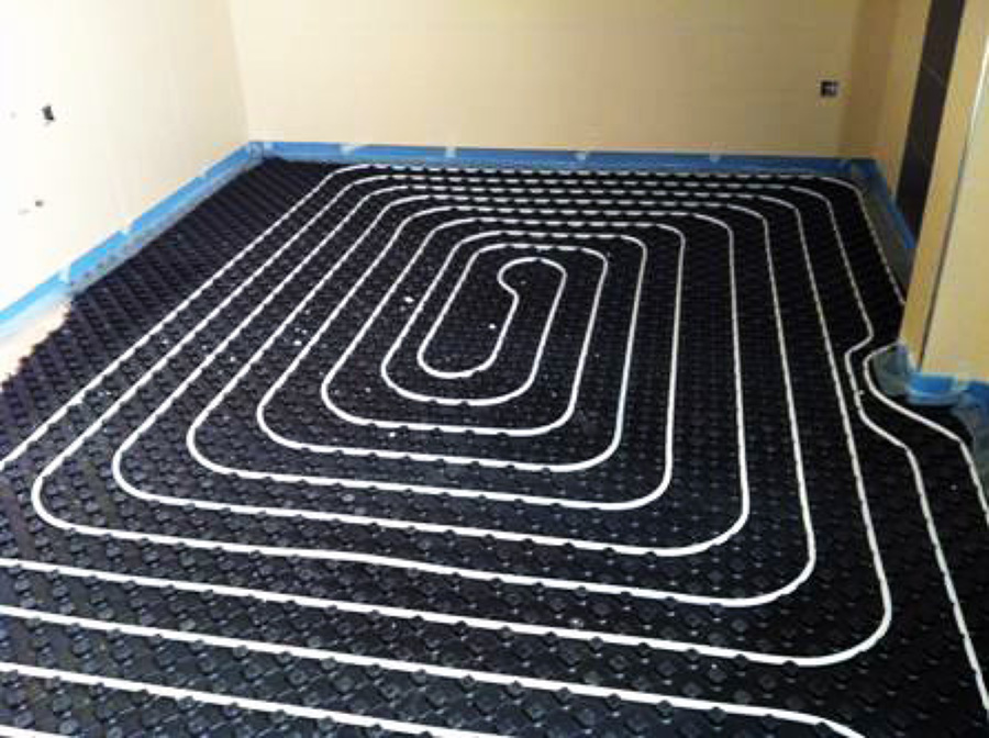 Instalación de suelo radiante