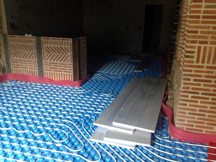 Instalacion de suelo radiante