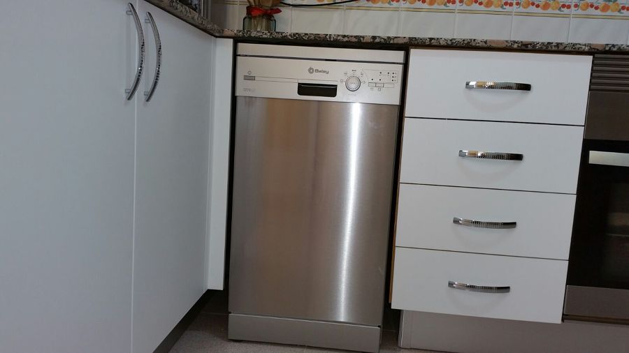 Instalación del lavavajillas