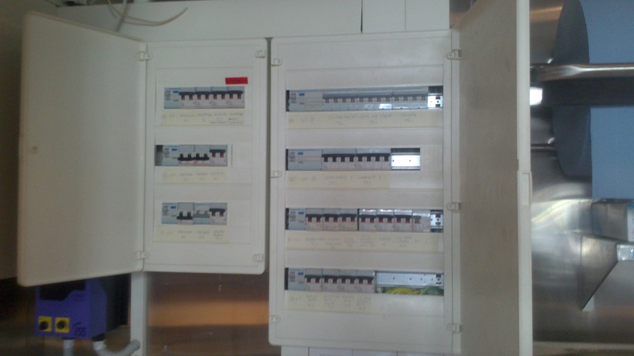 Instalación eléctrica de un restaurante