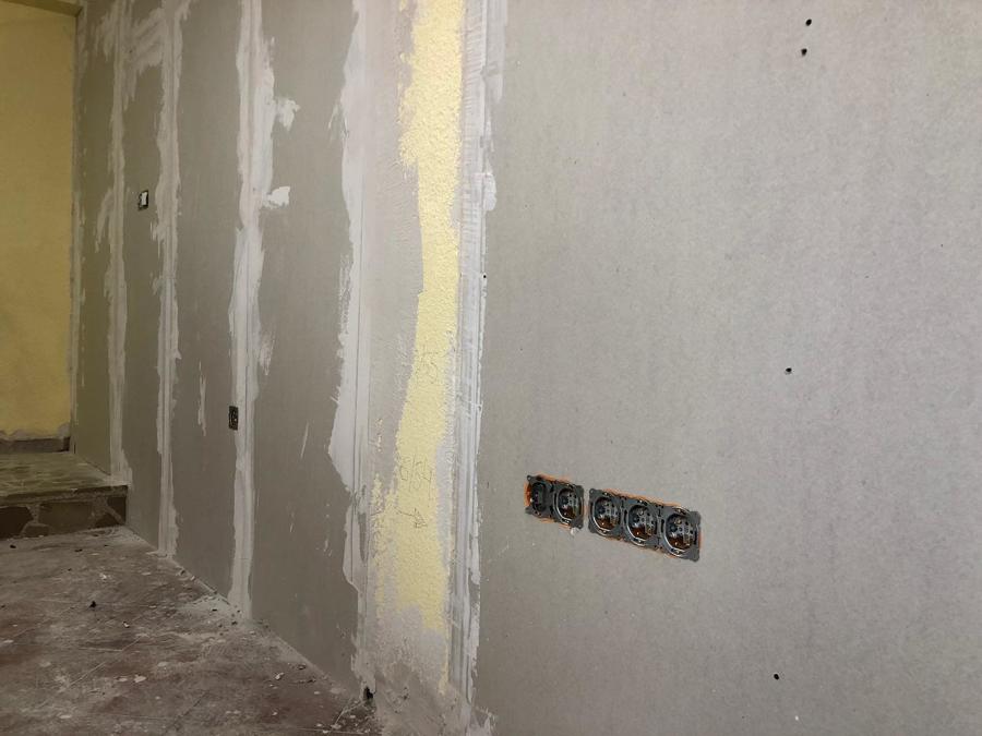 Instalación en pared de pladur