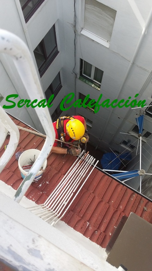 Instalación en patio.