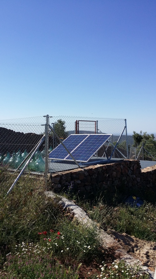 Instalación fotovoltaica en mina