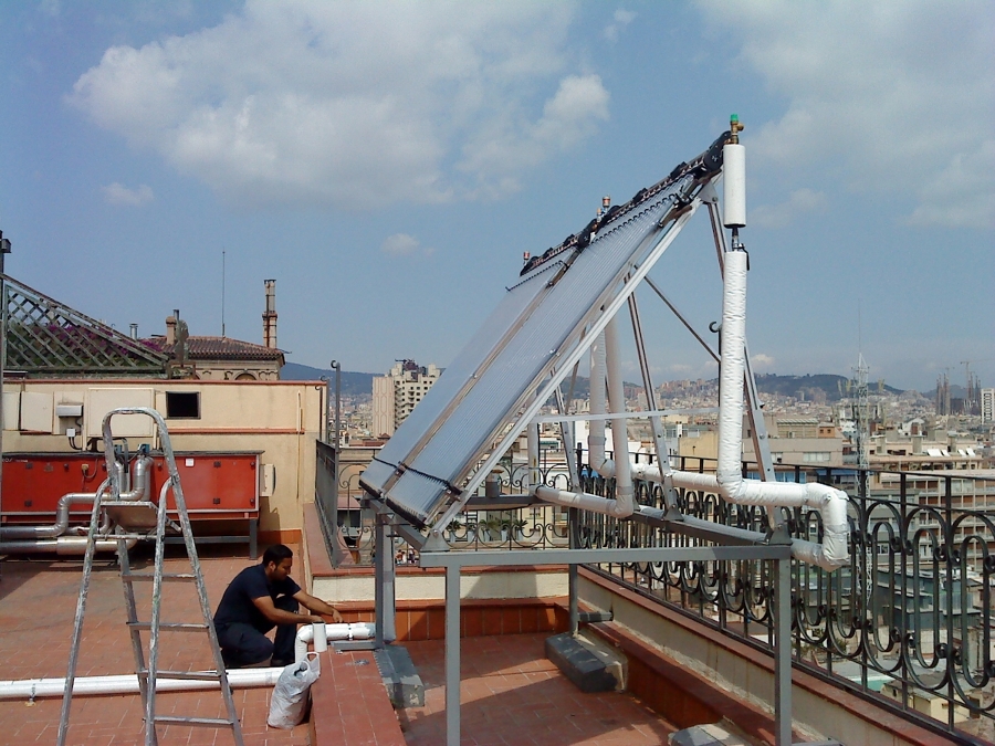 instalación funcionando