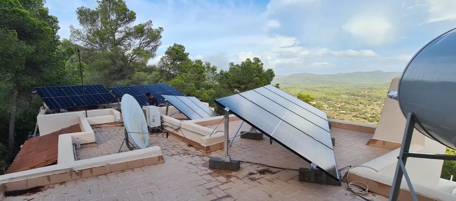 Instalación paneles