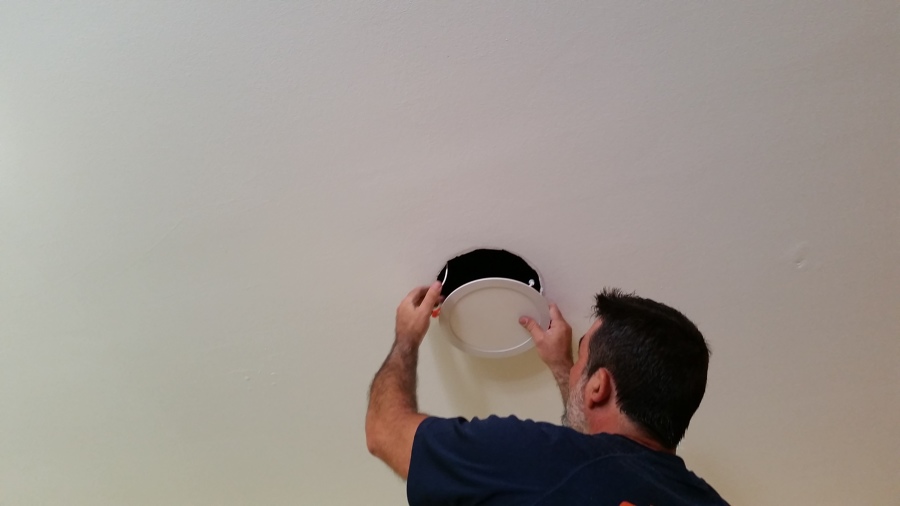 Instalacion placas led 20w