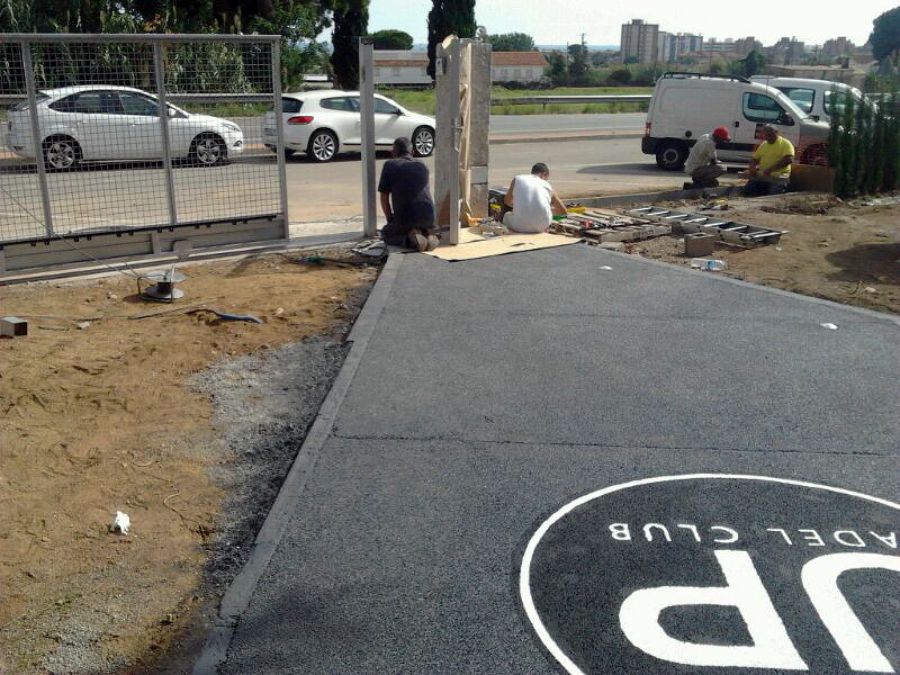 Instalación puerta corredera