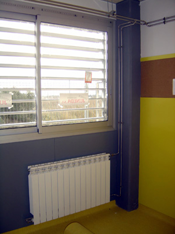 Instalación radiador