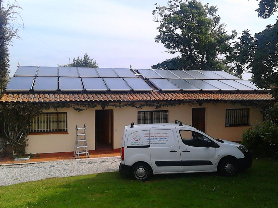 Instalación solar térmica
