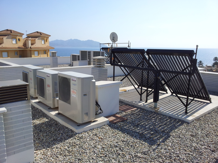 Instalación solar y aire acondicionado