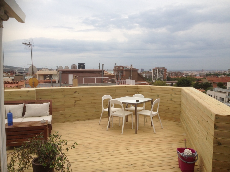 INSTALACION TARIMA DE EXTERIOR PINO CUPERIZADO