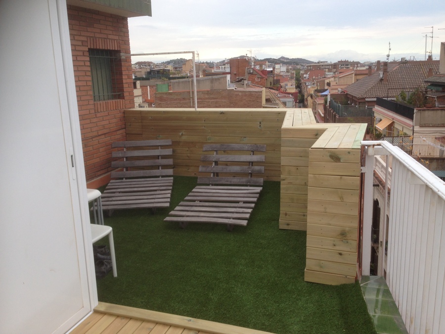 INSTALACION TARIMA EXTERIOR PINO CUPERIZADO