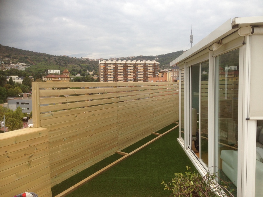 INSTALACION TARIMA EXTERIOR PINO CUPERIZADO