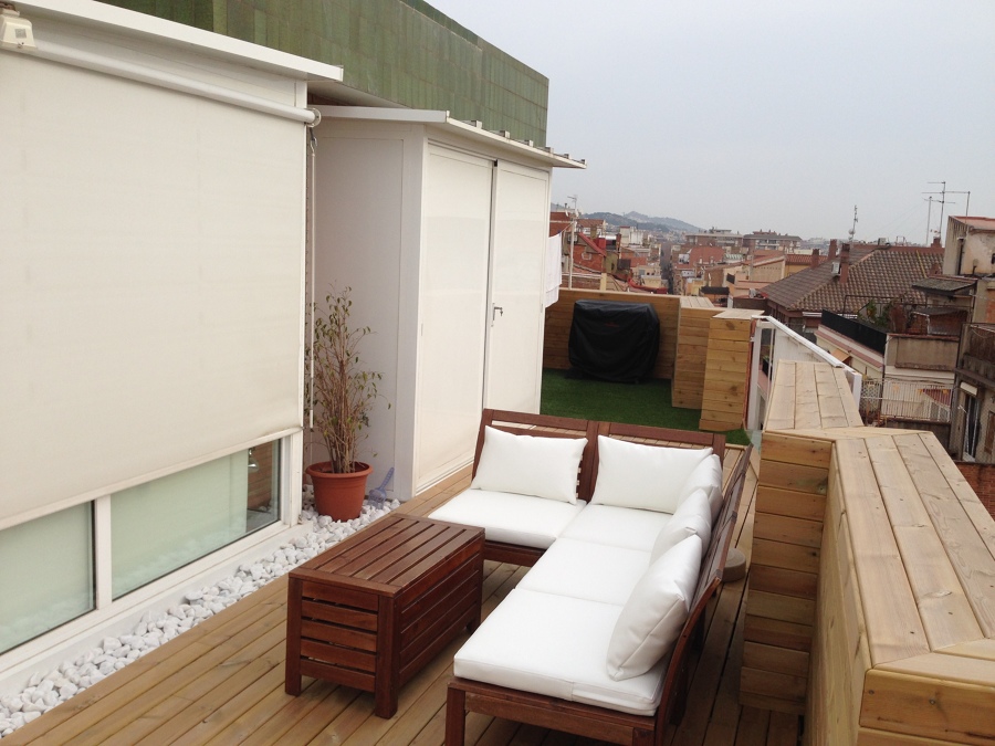 INSTALACION TARIMA EXTERIOR PINO CUPERIZADO