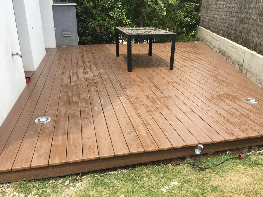 INSTALACIÓN TARIMA TIMBERTECH ZONA BARBACOA