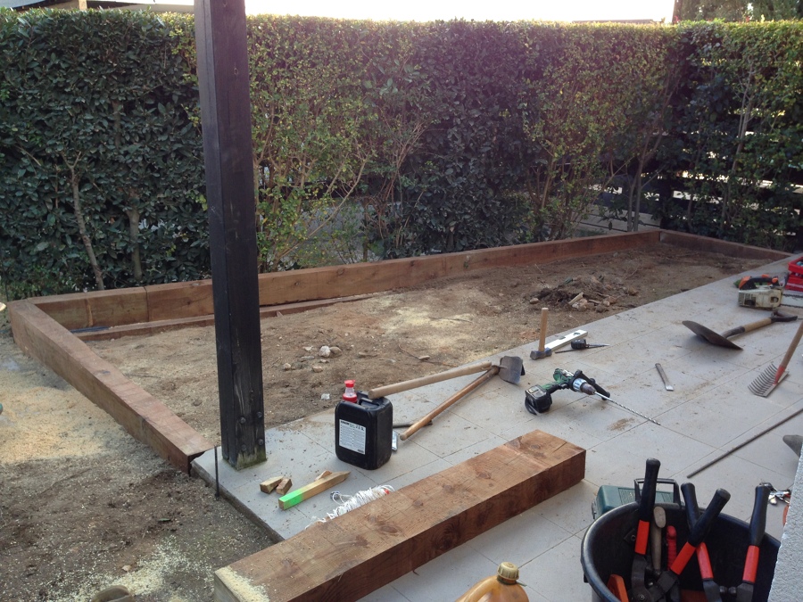 INSTALACIÓN TRAVIESA DE TREN ECOLOGICA