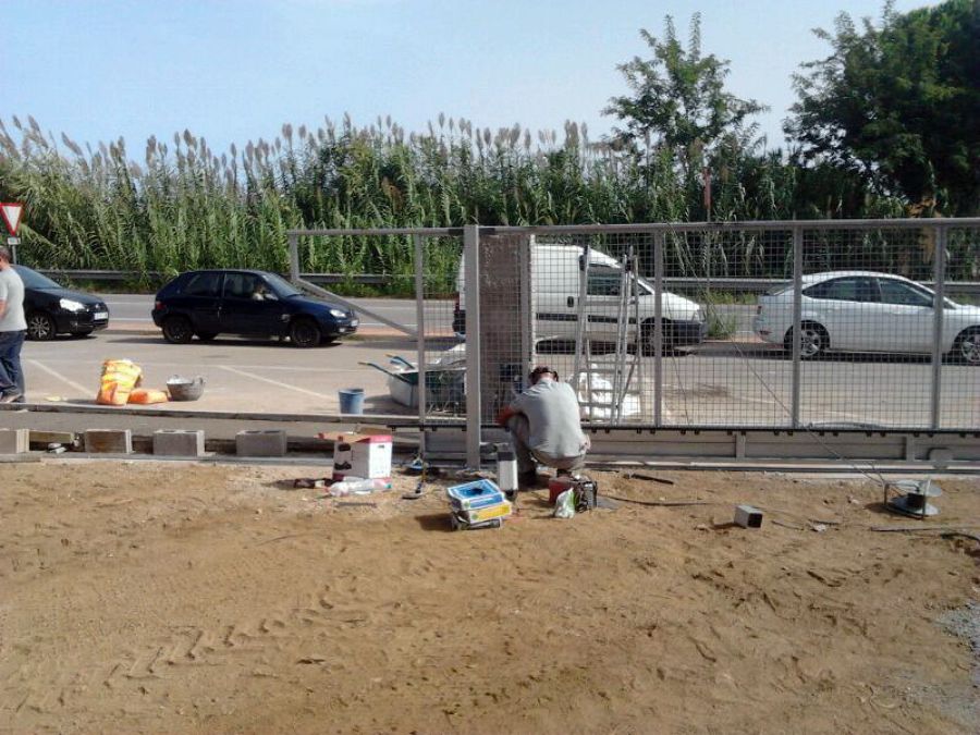 Instalando una puerta corredera