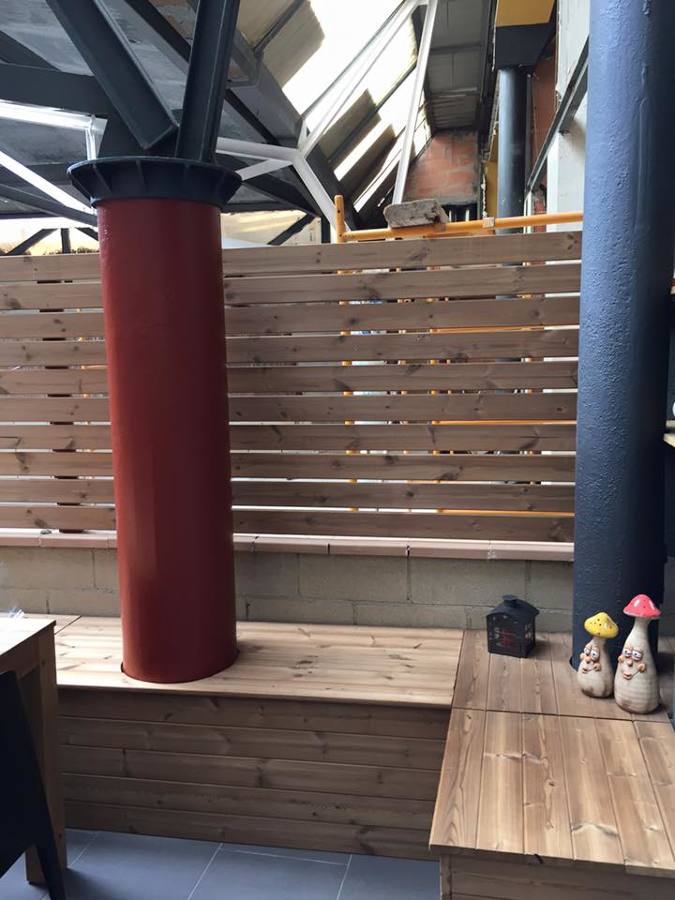 Integración de las columnas a modo de bancos