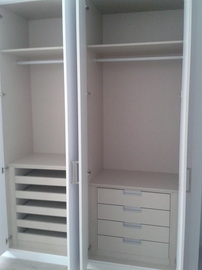 INTERIOR ARMARIO ACABADO TEXTIL
