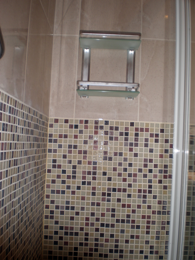 INTERIOR DE CABINA DE DUCHA