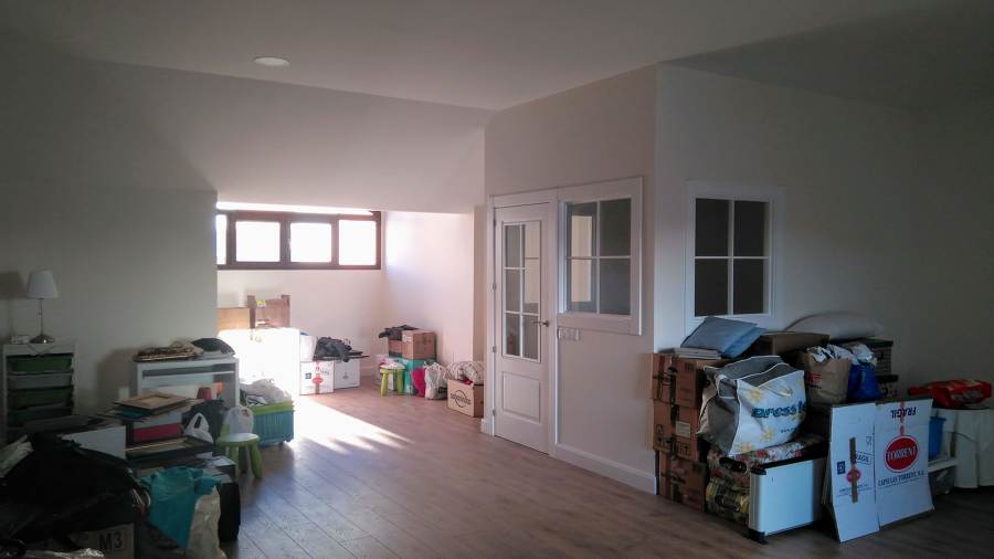 Interior de la planta bajo cubierta