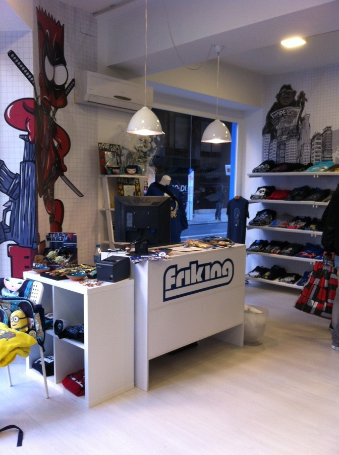 Interior de tienda - zona mostrador