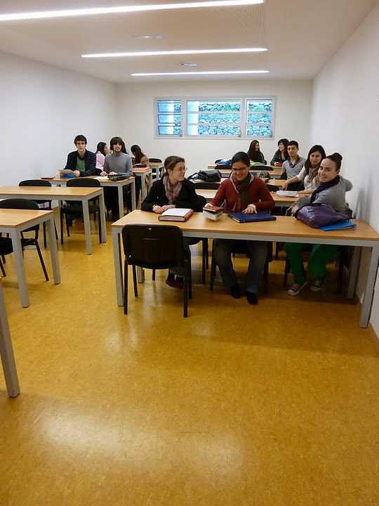 Interior de una de las aulas de máster