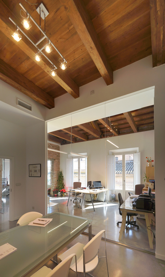 Interior del estudio rehabilitado