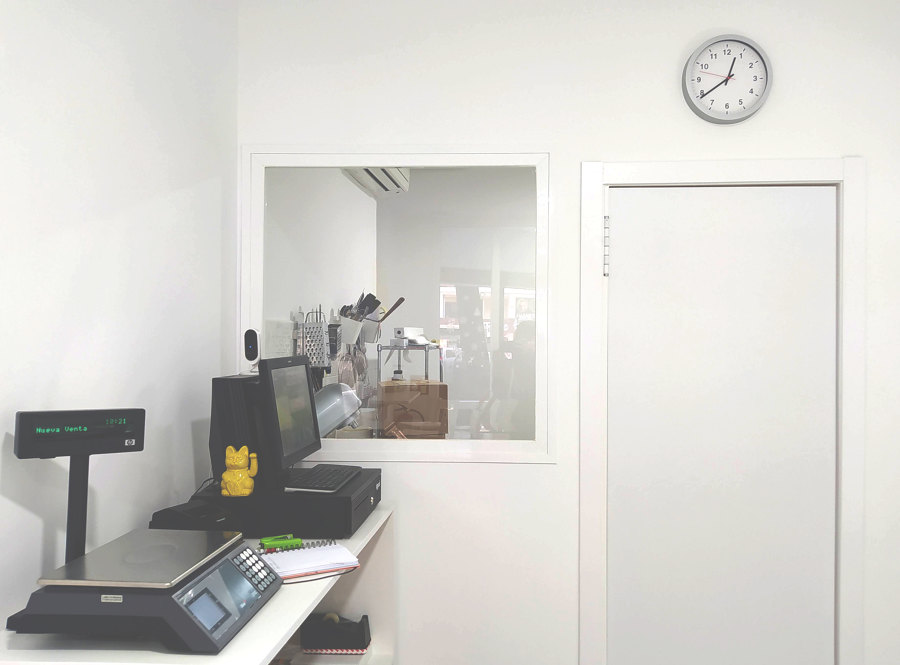 Interior del obrador