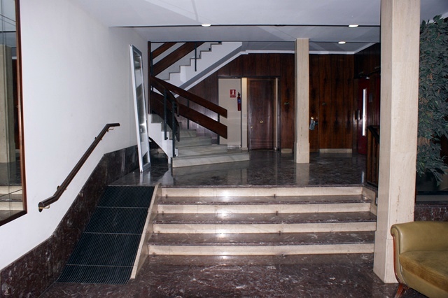 Interior del portal antes de las obras